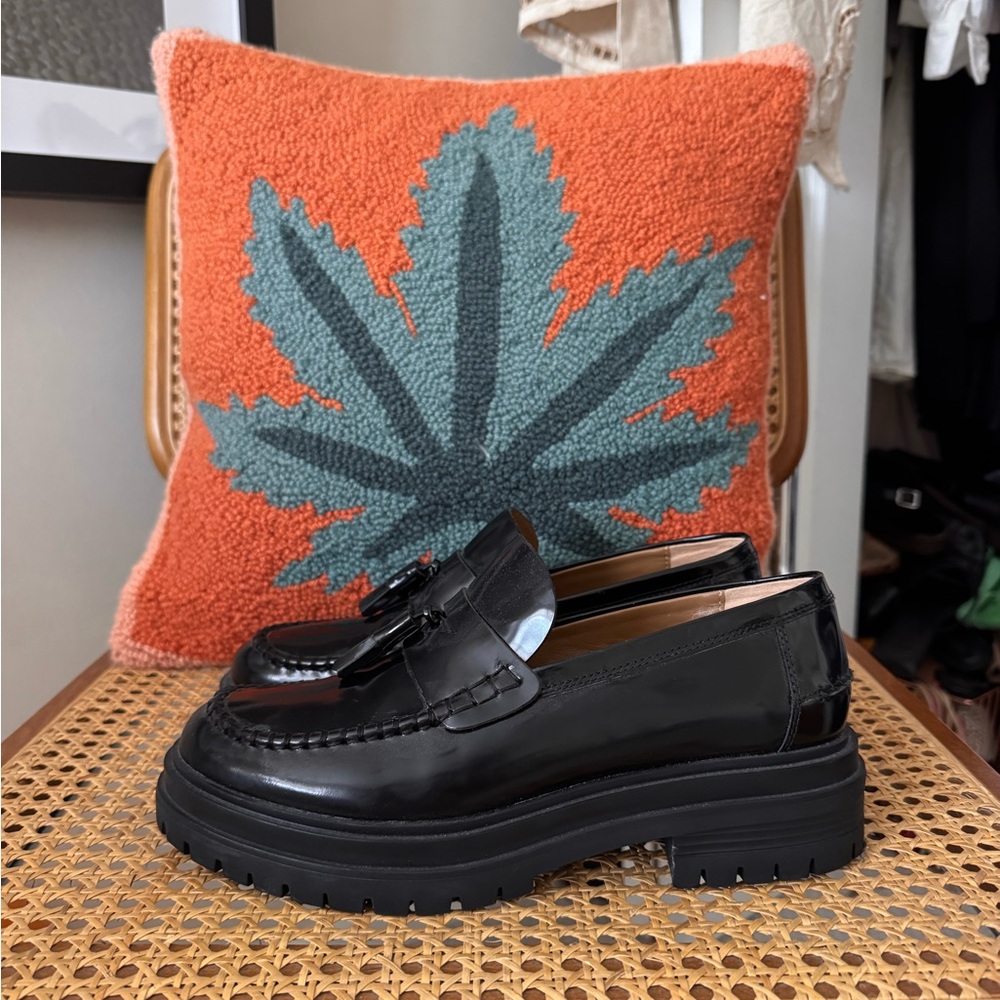 Tony Bianco Black Loafers